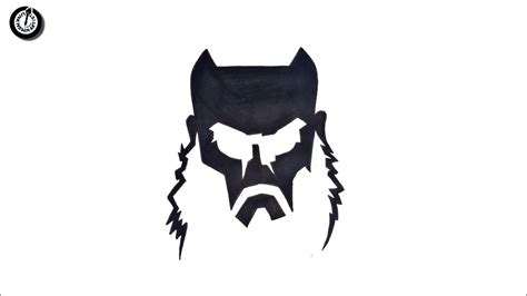 Braun Strowman Logo Drawing Tutorial How To Draw Braun Strowman Face