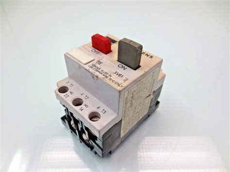 Siemens Motor Starter 3ve1010 2j 25 4 Amp Ebay