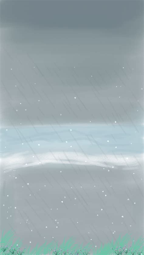 An overcast day. Drawn by finger on mobile ibisPaint X app : r/ImaginaryLandscapes