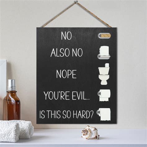 Funny Bathroom Signs Funny Farmhouse Bathroom Decor Changing - Etsy