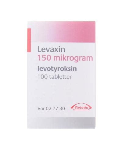 Levaxin 150 mikrog tabletter 100 stk - Apotek 1