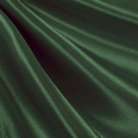 Hunter Green Premium Bridal Satin Fabric | OnlineFabricStore