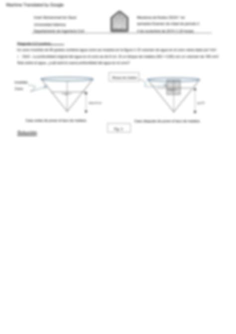 Solution Examen Parcial Con Soluci N Para Mec Nica De Fluidos