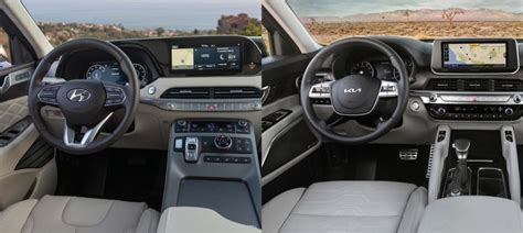 Hyundai Palisade vs Kia Telluride interior, which one is better? - SUVCult