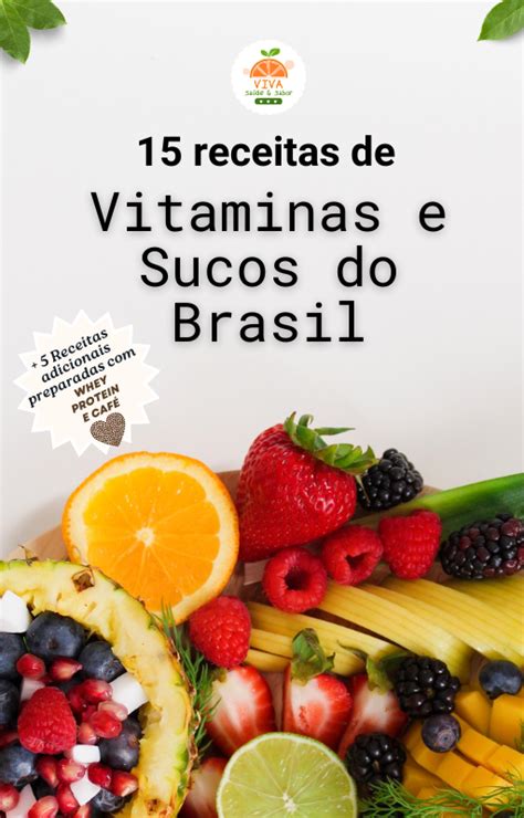 VivaSaúde Sabor Ebook de receitas de Sucos e Vitaminas do Brasil