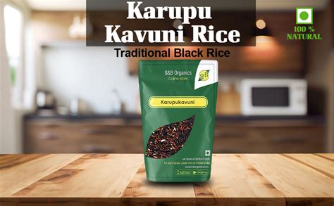 B B Organics Traditional Karuppu Kavuni Rice Kg Certified Organic