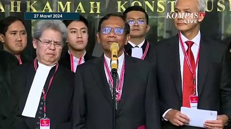 FULL Pernyataan Ganjar Mahfud Usai Sampaikan Gugatan Di Sidang