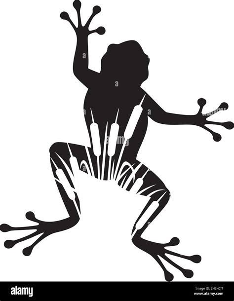 Frog Silhouette Vector Free