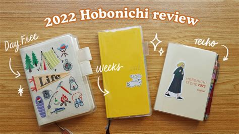 Hobonichi Review Plain Notebook Weeks Techo Abbey Sy Youtube