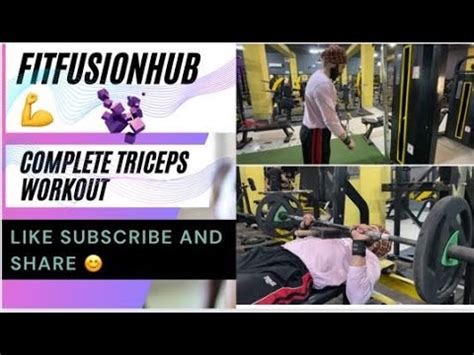 Complete Triceps Workout For Muscle Gain Triceps Da Dhakkk Pau