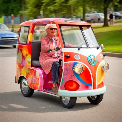 Volkswagen Hippy Van Mobility Scooters Bringing Nostalgia To Your