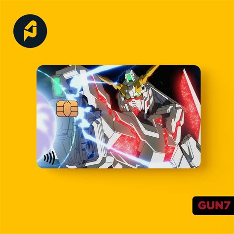 GUNDAM Series 4 ATM Debit Card Skin Cover Waterproof High