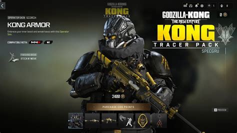 Warzone Mobile Tracer Pack Godzilla X Kong The New Empire Kong