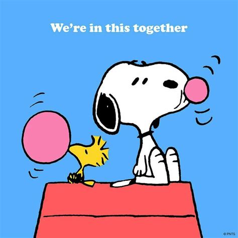 Were In This Together Snoopy Dibujos Charlie Brown Y Snoopy Y Snoopy