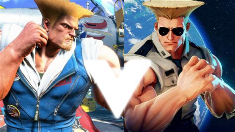 Guile Animations Comparison Between Street Fighter V And Street Fighter