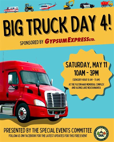 The 4th Annual Big Truck Day Sponsored By Gypsum Express Fulton War