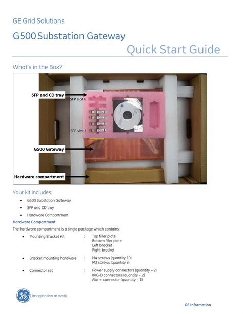 Pdf G500 Substation Gateway Ge Grid Solutions · G500 Substation