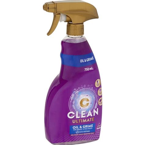 Clean Ultimate Oil And Grime Stain Remover 750ml Woolworths