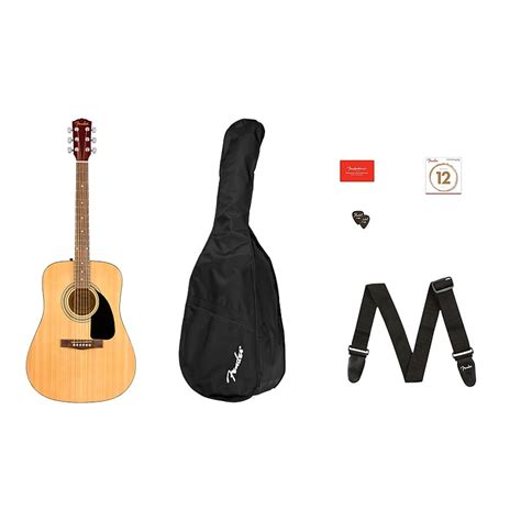 Fender FA 115 Dreadnought Beginner Acoustic Guitar Pack Reverb