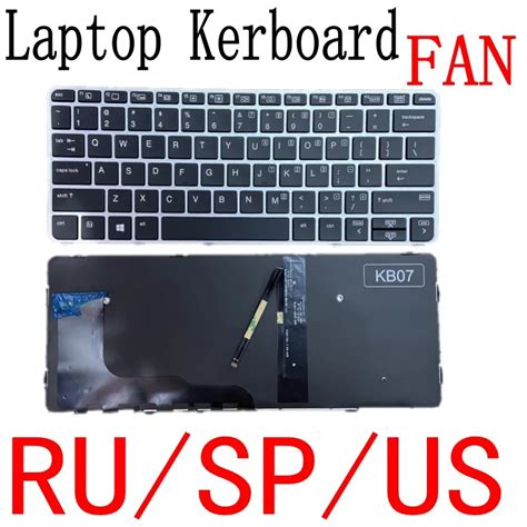 For Hp Elitebook 725 G3 820 G3 820 G4 828 G3 G4 Series Laptop Keyboard Us Backlit No Pointer Us