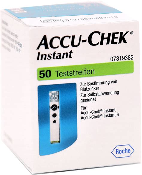 Accu Chek Instant Teststreifen Teststreifen Diabetikerbedarf