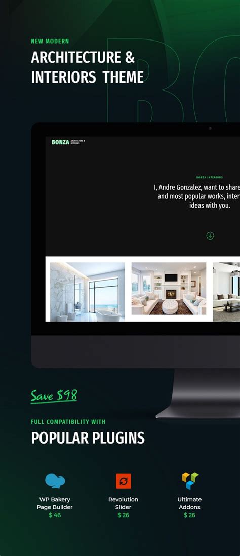 Bonza Architecture Interior WordPress Theme Code Market