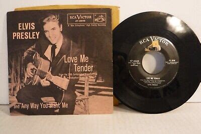 Elvis Presley Love Me Tender Anyway You Want Me Rca Victor