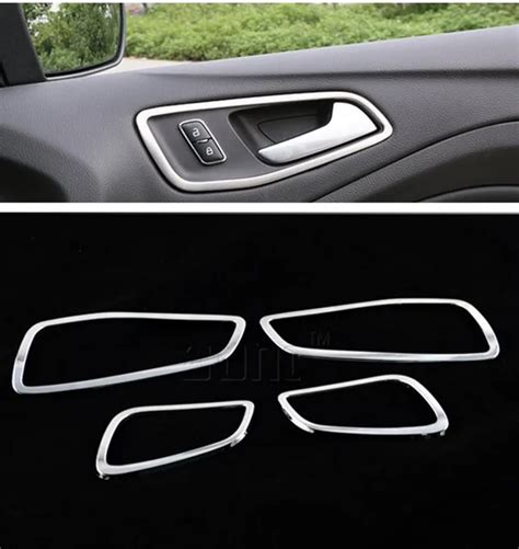 Pcs New Abs Chrome Interior Inside Door Handle Cover For Ford Escape