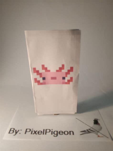 Pixel Papercraft - Axolotl banner