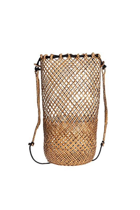 Couleur Locale Rotan Windlicht Borneo Met Glas Vintage Couleur Locale