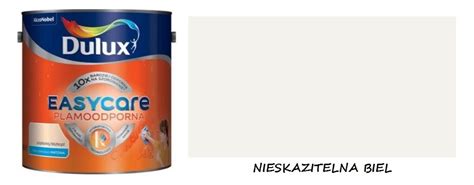 Farba Lateksowa Matowa Kolor Nieskazitelna Biel 2 5L Dulux EasyCare