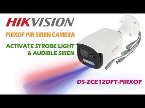 Hikvision DS 2CE12DFT PIRXOF 2 MP PIR Siren Full Time Color Camera