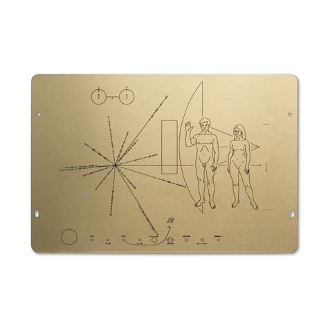 Pioneer Reissue Plaque — Message from Earth