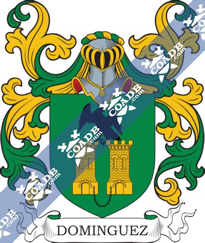 Dominguez Family Crest, Coat of Arms and Name History