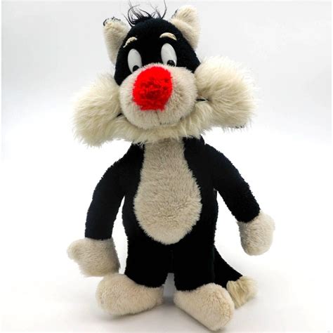 Vintage Sylvester Cat Stuffed Plush 1971 Warner Brothers Looney