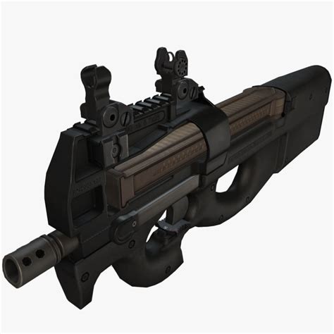 3d p90 submachine gun