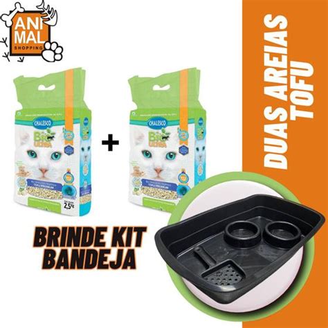 Kit 2 Granulado Higiênico Chalesco Bio Ultra Tofu Premium para Gatos 2