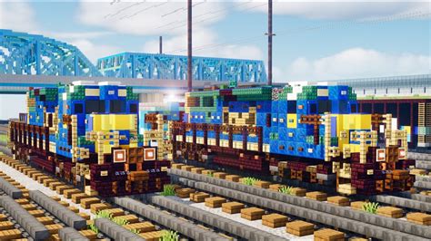 Minecraft CSX GP38 2 GP40 2 Train Tutorial YouTube