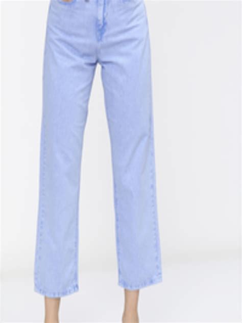 Buy Tokyo Talkies Women Blue Wide Leg Jeans Jeans For Women