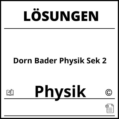 Dorn Bader Physik L Sungen Pdf