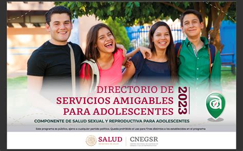 Directorio De Servicios Amigables Para Adolescentes 2023 Instituto Mexicano De La Juventud