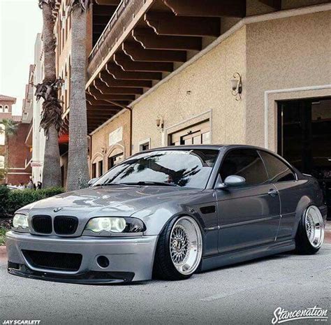 BMW E46 M3 Grey Deep Dish Slammed Bmw Bmw Convertible Bmw Alpina