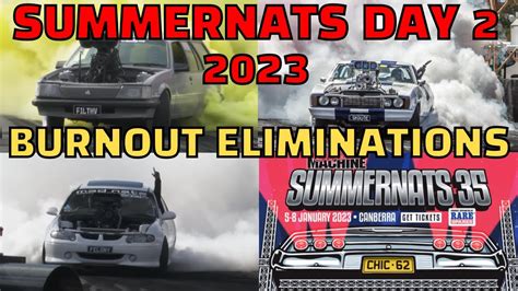 Summernats Friday Day Burnout Championship Eliminations