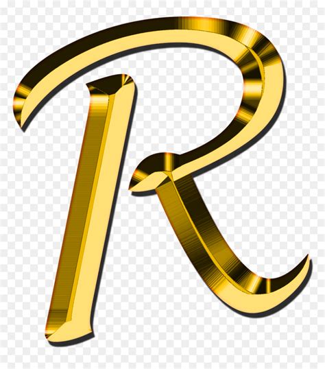 Golden Letter R Png Transparent Png Vhv