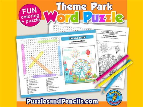 June Word Search Puzzle And Colouring Bundle 12 Wordsearch Puzzles