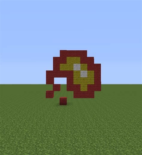 Minecraft Pixel Art Helper Mario Fireball A Note