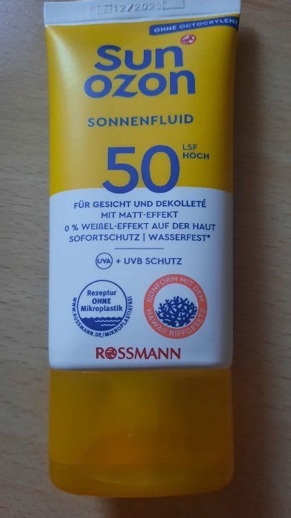 Sun Ozon Sonnenfluid Classic Lsf Inci Beauty