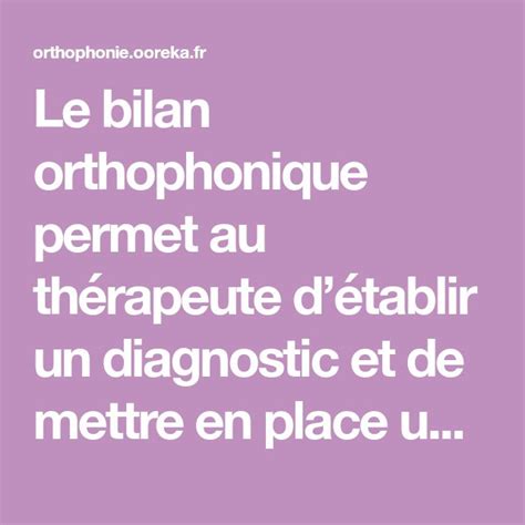 Bilan Orthophonique B N Ficiaires D Roulement Tapes Ooreka