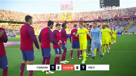 Laliga Ea Sports J Resumen Y Goles Del Barcelona C Diz Marcatv