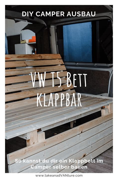 VW T5 Bett Klappbar Einbauen So Baust Du Dir Ein Klappbett Selbst